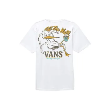 Vans Laid Back T Shirt Men's White