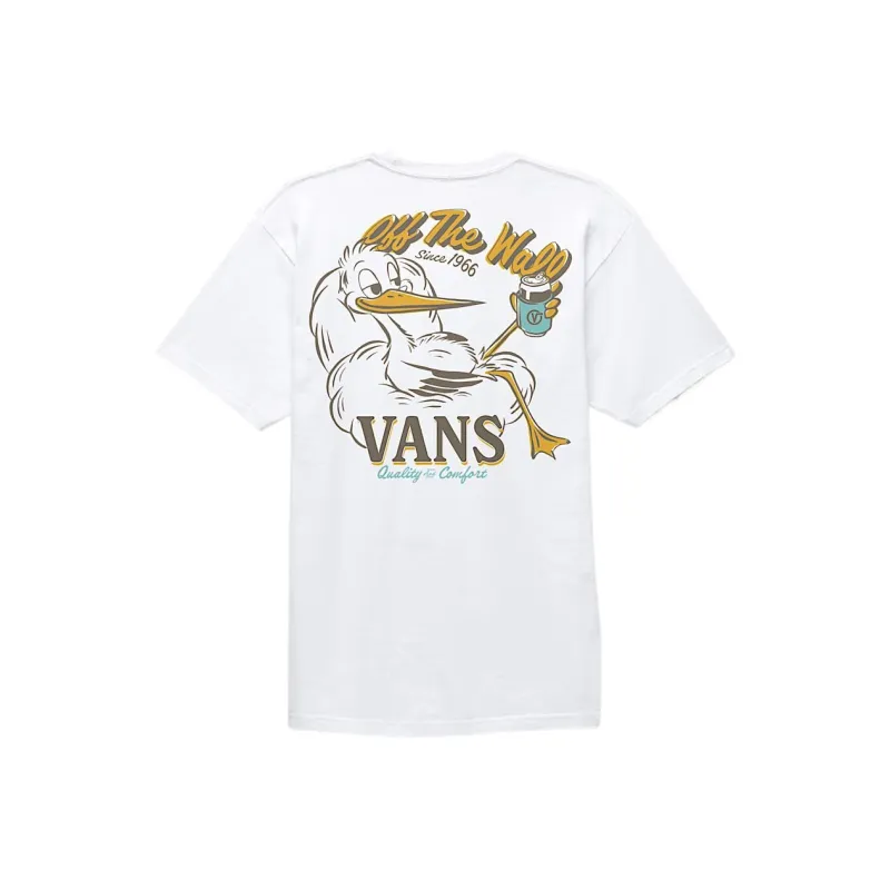 Vans Laid Back T Shirt Men's White-0