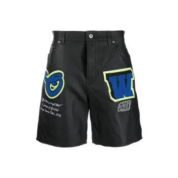 OFF WHITE Casual Shorts Men Black
