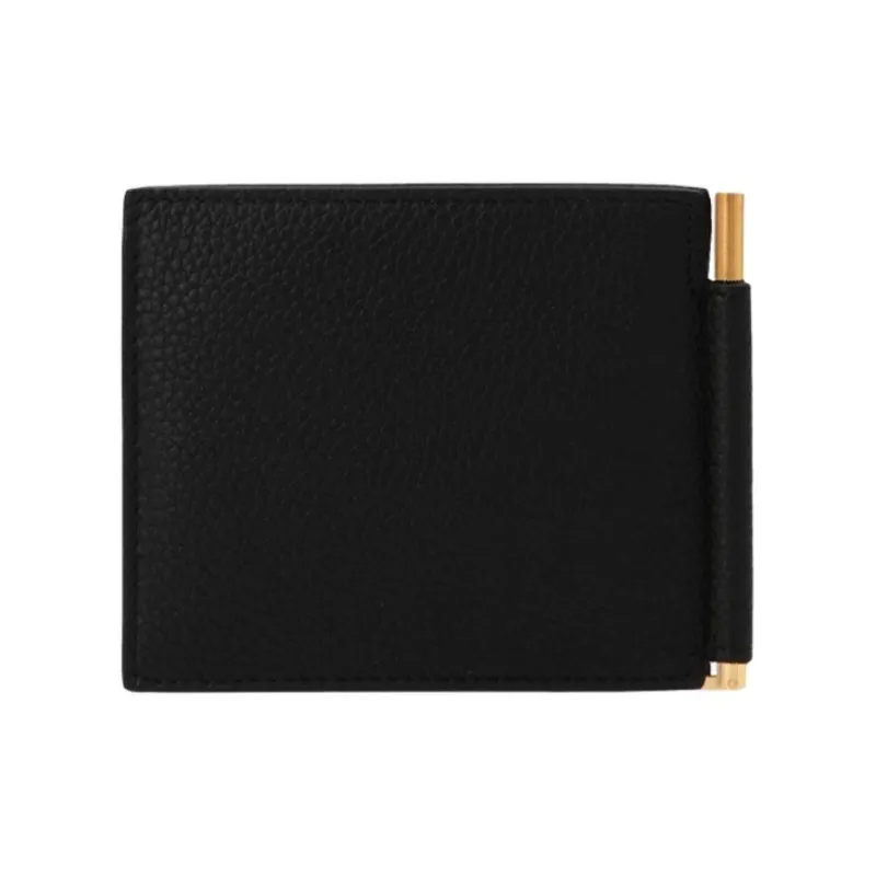 TOM FORD Leather Wallet Men's Black-1
