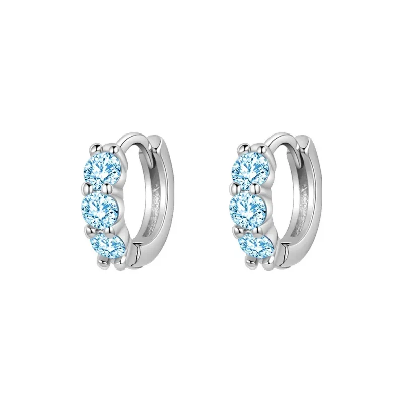 May10th S925 Silver Stud Earrings Women's-0