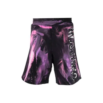 MOSCHINO Sports Shorts Men Purple