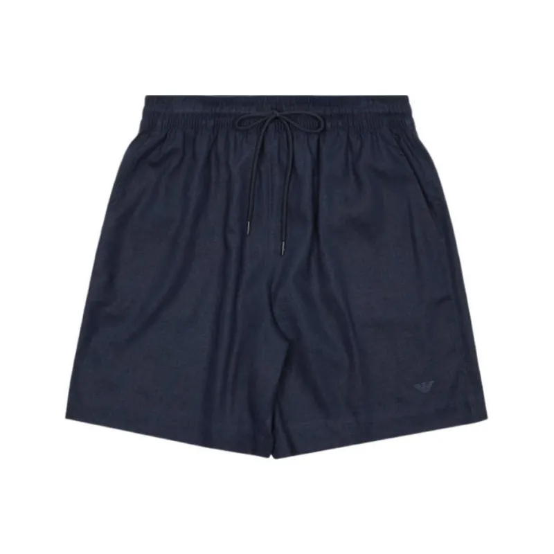 EMPORIO ARMANI SS25 Beach Shorts Men's ARMANI Blue-0