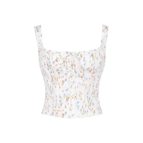 HOUSE OF CB CHICCA Tank Top Women's WHITE/White