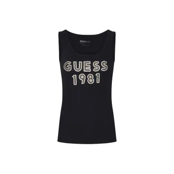 GUESS Tank Tops Women's Black