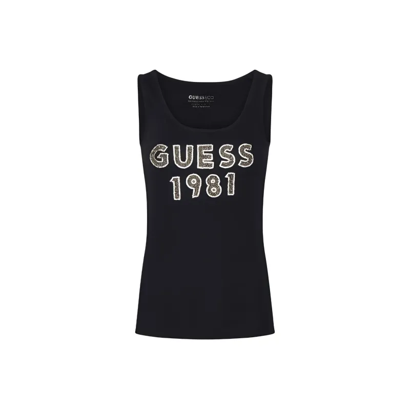 GUESS Tank Tops Women's Black-0