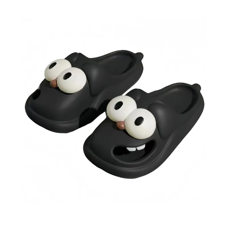 TLIT Cartoon Big Eyed Dog Slippers Summer Home Indoor Cartoon Closed Toe Clogs Platform-10