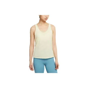 Nike Dri Fit Tank Tops Women's Light Vanilla Yellow