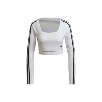 Adidas Originals ADICOLOR Series Crop Tops Women's White