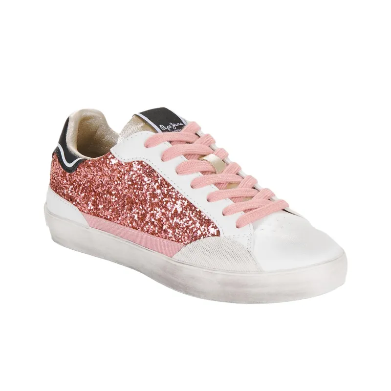 Pepe Jeans Low Top Skateboard Shoes Women's Pink-2