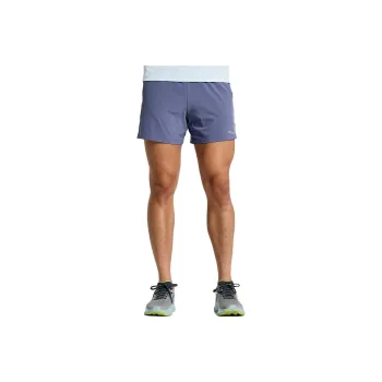 Saucony Outpace Casual Shorts Men Purple