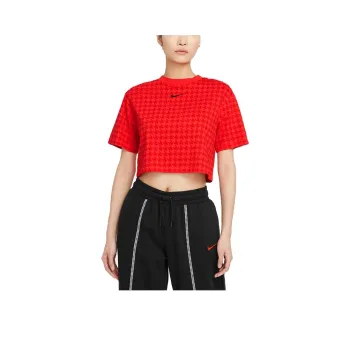 Nike Crop Tops Women's Red