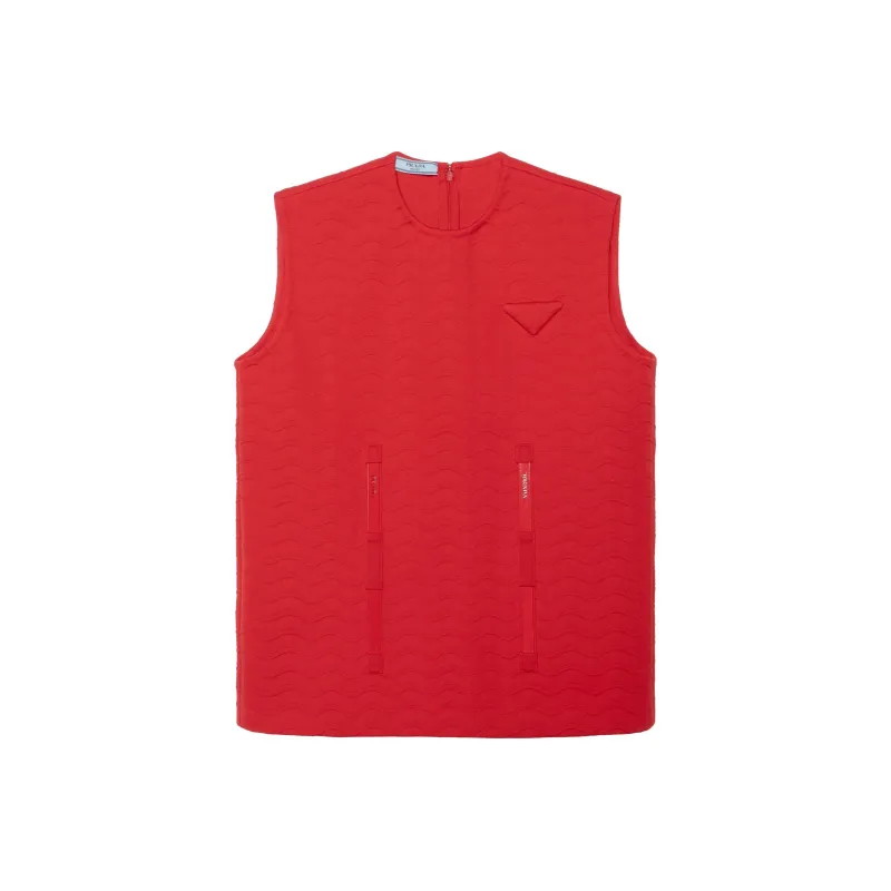 PRADA Tank Tops Women's Red-0
