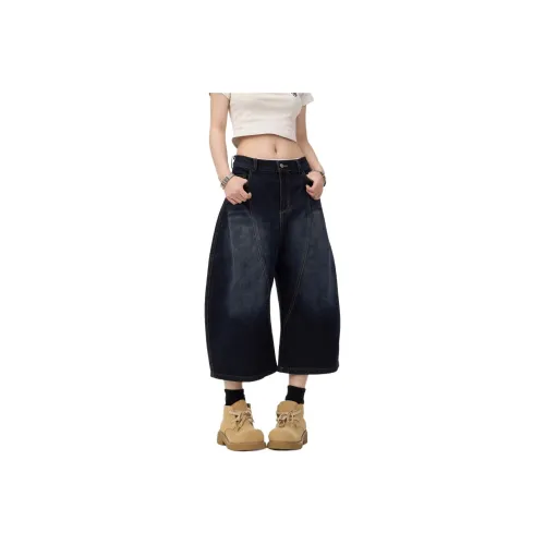 KVIV Denim Shorts Men's Vintage Blue 