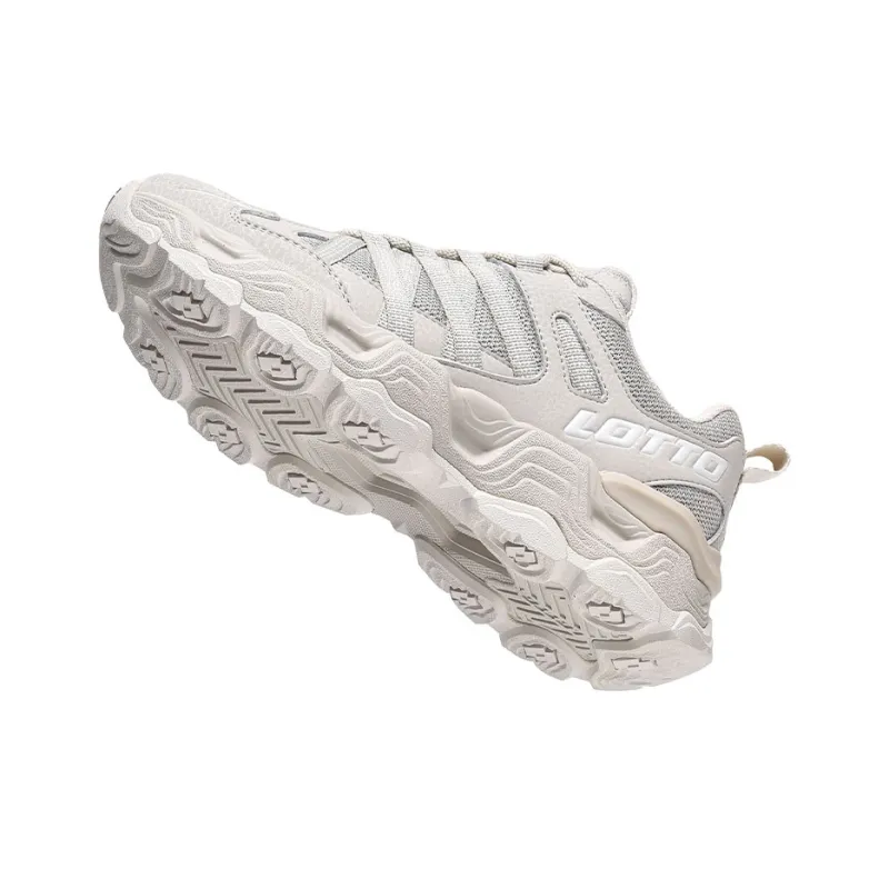 LOTTO Cushioning Abrasion Resistant Lightweight Breathable Slip Resistant Low Top Outdoor Shoes Men's Greige-2