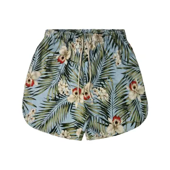 JUNGLE GURL Casual Shorts Unisex Sky Blue