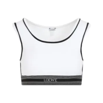 LOEWE Tank Tops Women's White