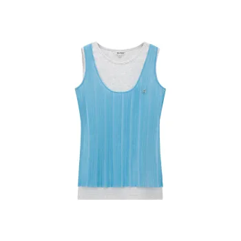 Self Who Tank Tops Women's Blue