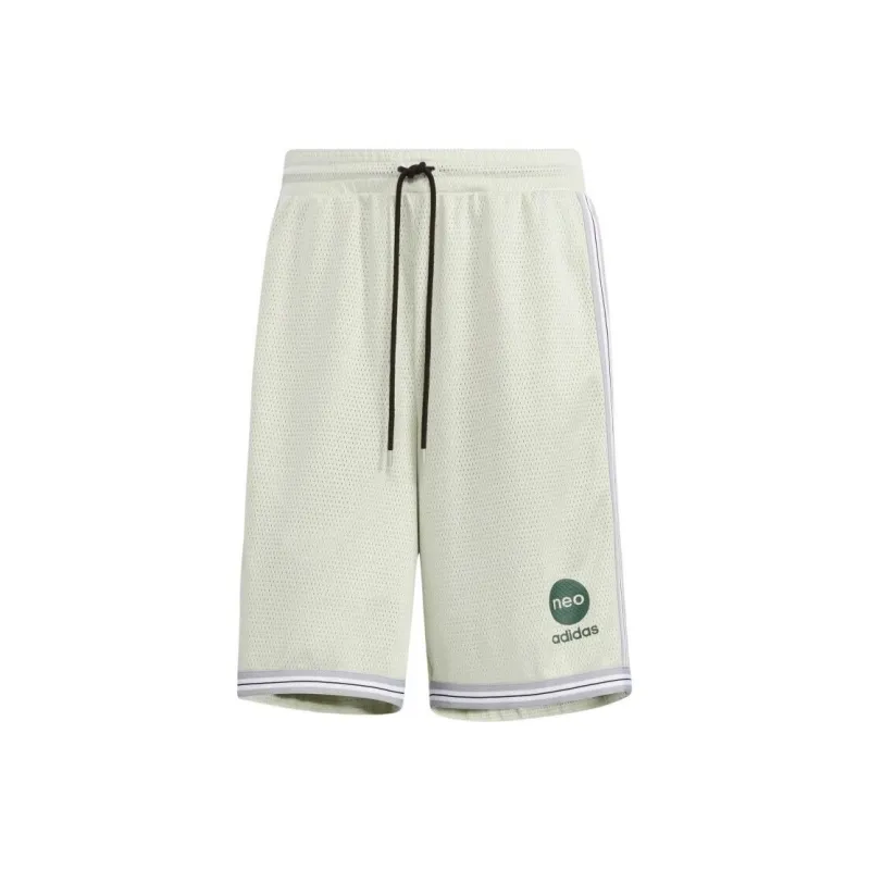 Adidas Neo Casual Shorts Men's Beige Yellow-0