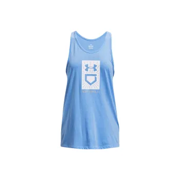 Under Armour Plate Tank Tops Women's Blue