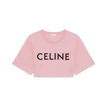 CELINE Crop Tops Women's Light Rose