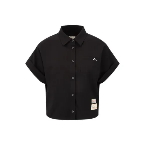 EVISU Crop Tops Women's Black
