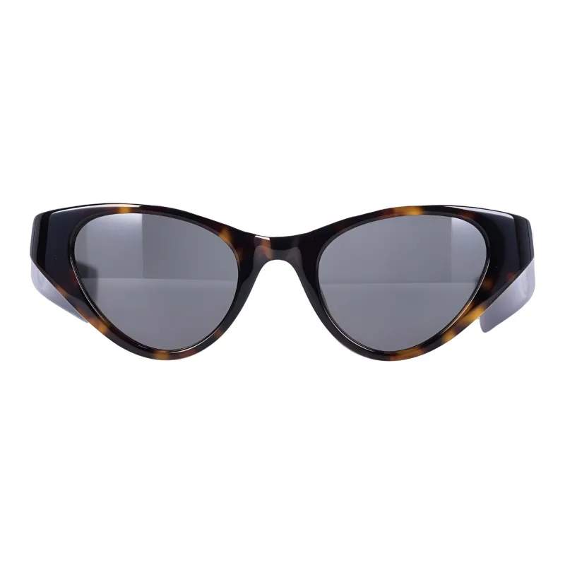 SAINT LAURENT Acetate Irregular Shape Sunglasses Unisex Tortoiseshell-1