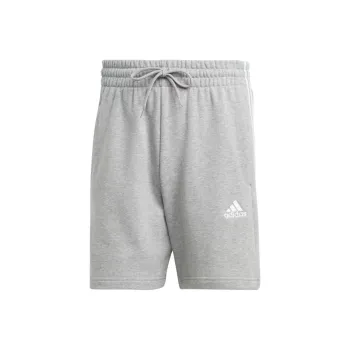 Adidas Essentials French Terry 3 Stripes Shorts Casual Shorts Men's Gray
