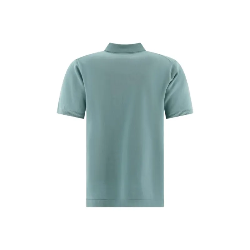 Beams Plus Polo Shirt Men's Light Blue-1