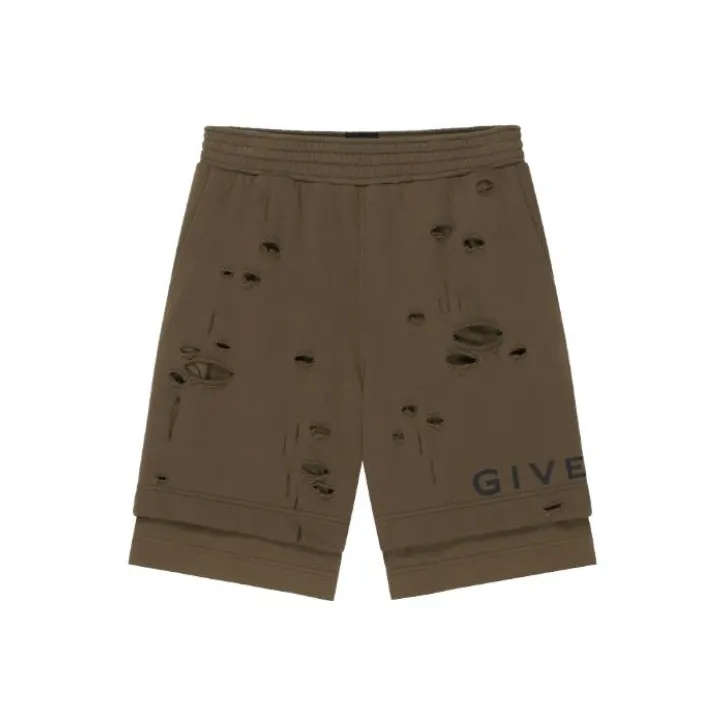 Givenchy Board Fit Hole Shorts-0