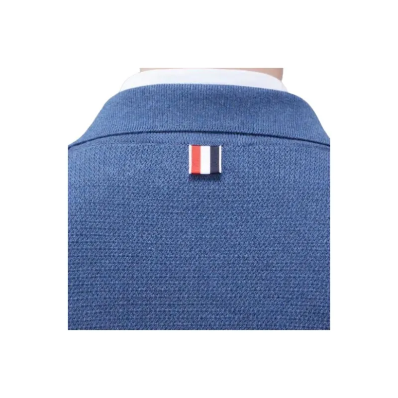 THOM BROWNE Front Zip fastening Knit Jacket-3