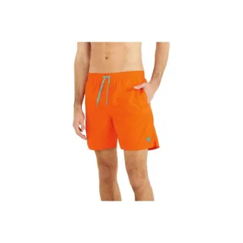 GUESS Swim Trunks Casual Shorts Men's Orange