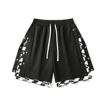 TEN MIRO Casual Shorts Unisex Black