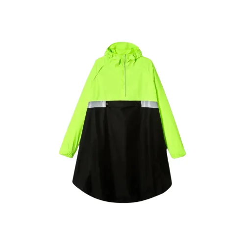 DECATHLON Riding Raincoats Unisex Lemon/Black