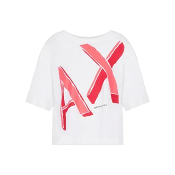 ARMANI EXCHANGE Crop Tops Women's White