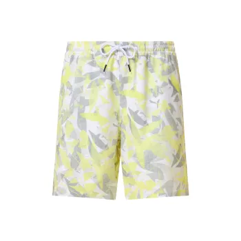 Oakley CanaryPalmsRc18 Beach Shorts Men's Camouflage Palm Sulfur
