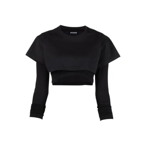 Jacquemus Le Double T Shirt 
Black
