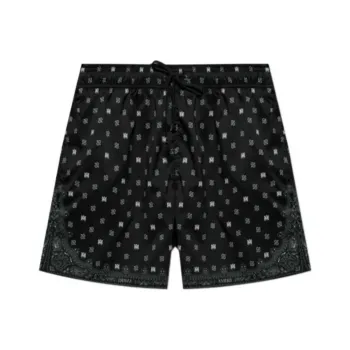 AMIRI Logo Printed Drawstring Swim Shorts