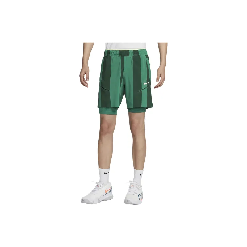 Nike Court Slam Casual Shorts Men's Green-0