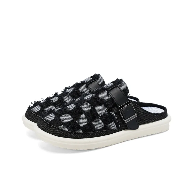 OUGLEMEN Closed Toe Slippers Men's-5