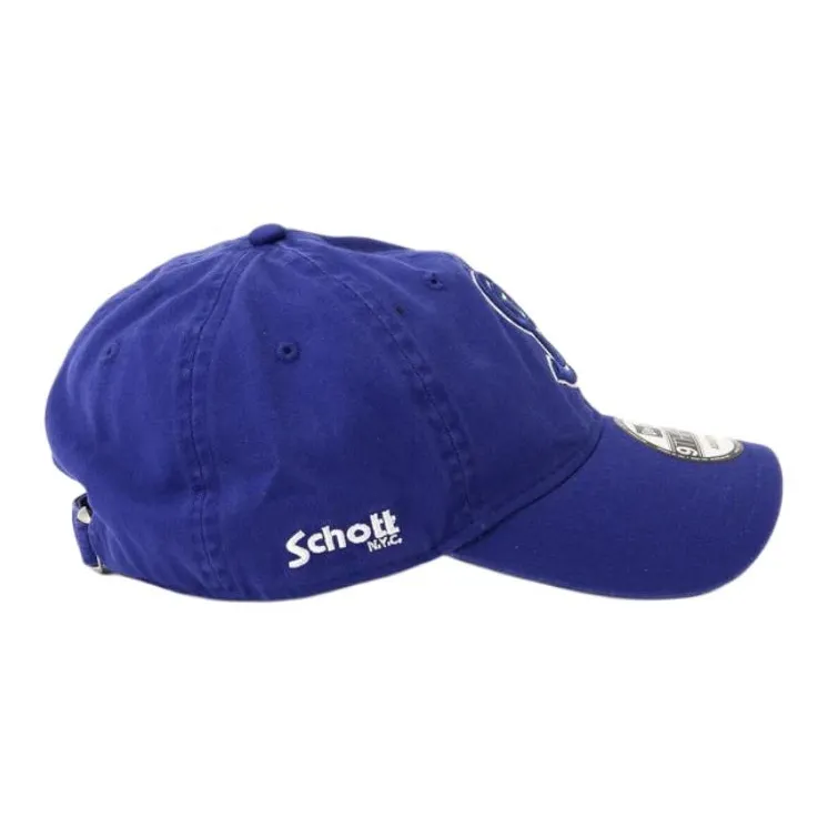 Schott N.Y.C. Cotton Baseball Caps Men's Blue-2
