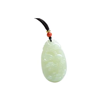 MARY WINDSOR Hetian Jade Pendants Pale Greenish White Jade Unisex