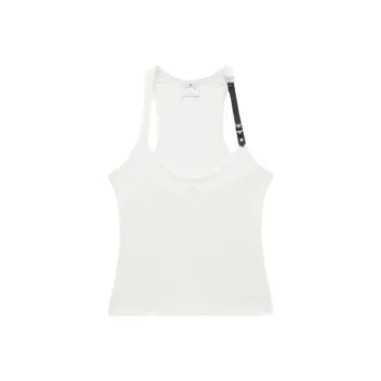 COURREGES Holistic Buckle 90's Rib Tank Top