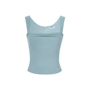 Miaou IMOGENE CORSET Tank Tops Women's Gray Blue