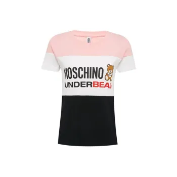 MOSCHINO T Shirts Women's Pink White Black