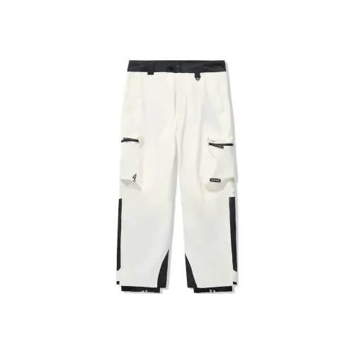 LiNing Sports Ski Pants Unisex Black White