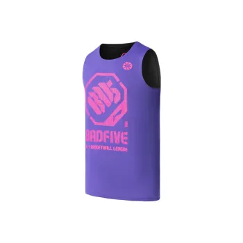 LiNing Badfive Basketball Jerseys Men's Fluorescent Blue Purple Black