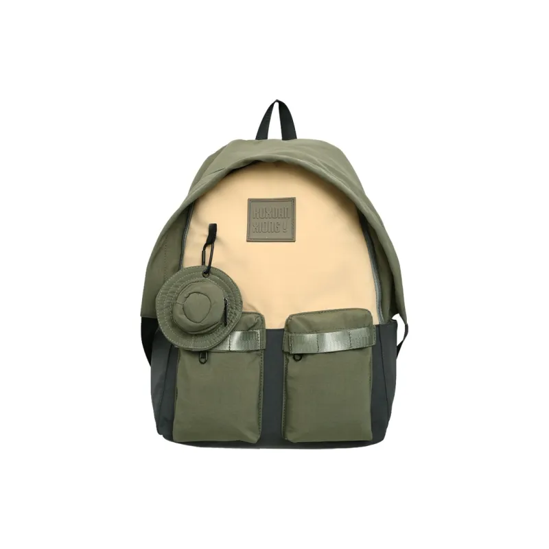 Ceion Keust Oxford Backpack Large Size Unisex Multicolor-4