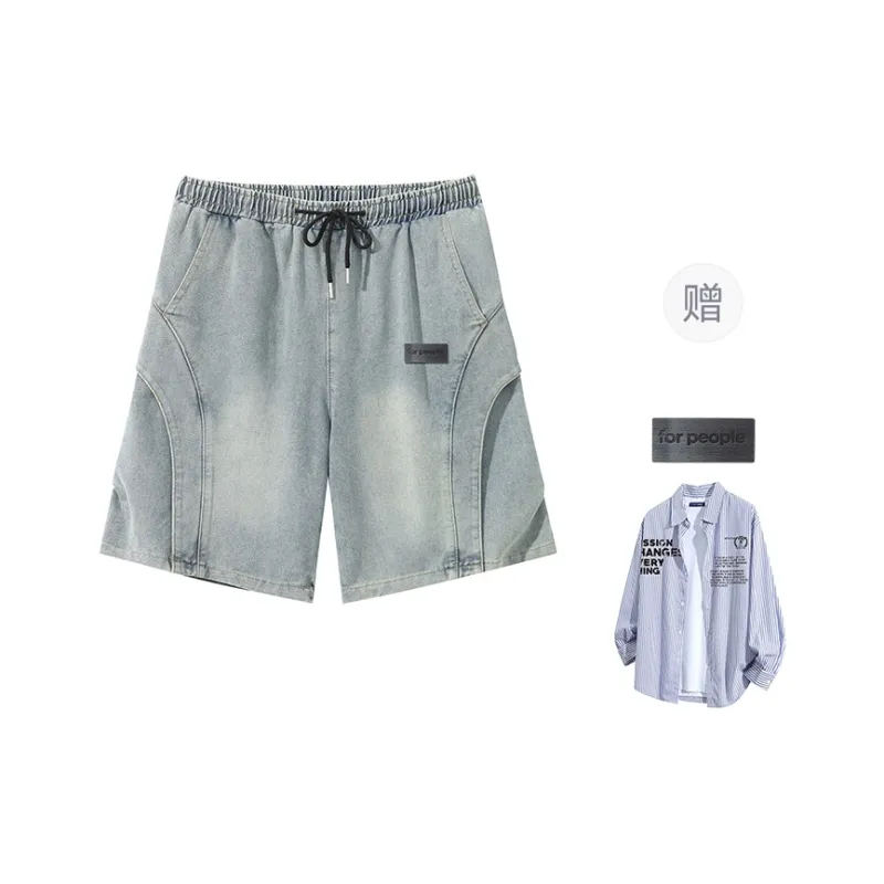 FAX FOR FMACM Denim Shorts Unisex-6
