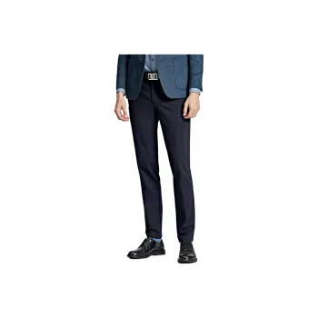 DIKENI Casual Pants Men's Dark Royal Blue